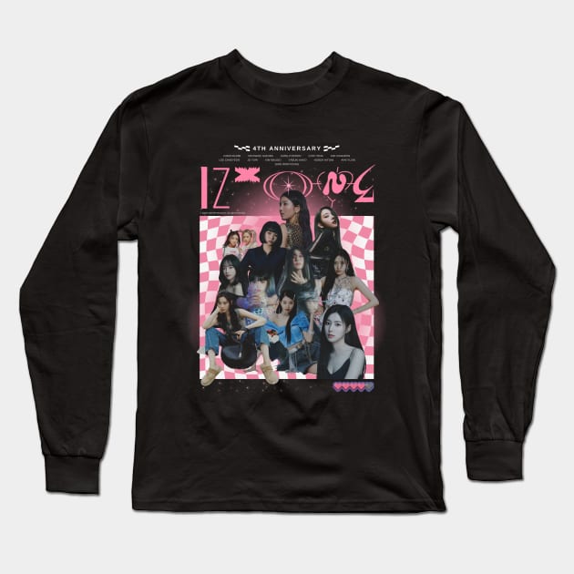 IZONE "4TH ANNIVERSARY" Long Sleeve T-Shirt by Y2KPOP